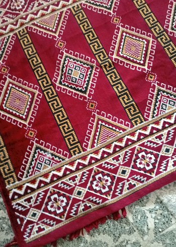 Bordo Desenli Geleneksel Halı - Görsel 9