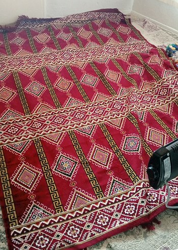 Bordo Desenli Geleneksel Halı - Görsel 6