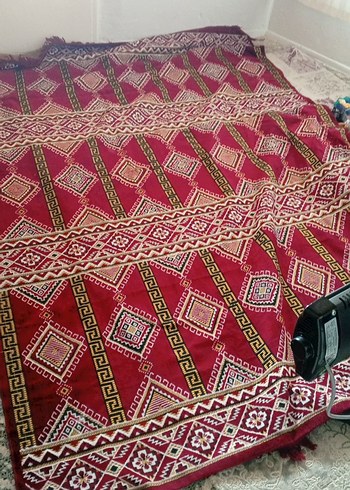 Bordo Desenli Geleneksel Halı - Görsel 7