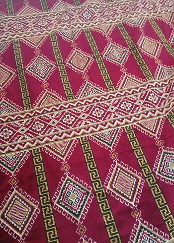 Bordo Desenli Geleneksel Halı - Görsel 4