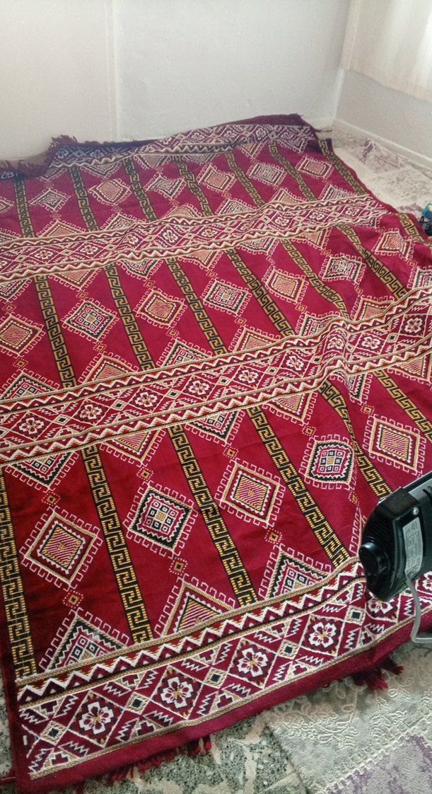 Bordo Desenli Geleneksel Halı - Görsel 3