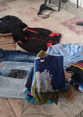 Düğmeli Kahverengi Nakışlı Kot Ceket - Görsel 2