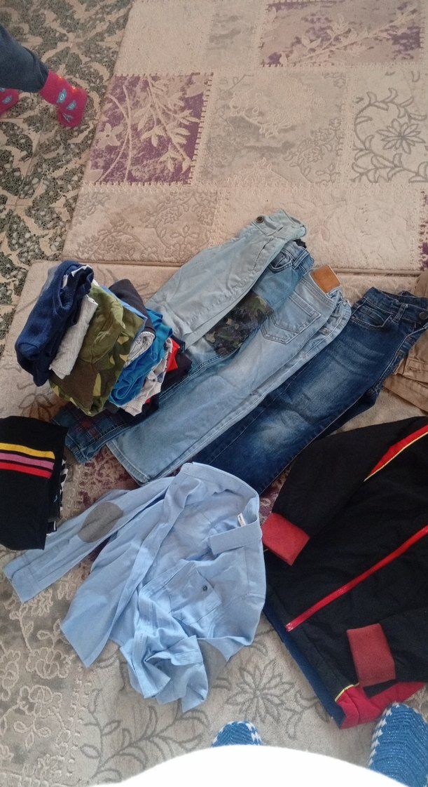 Gri Denim Düğmeli Erkek Ceket - Görsel 4