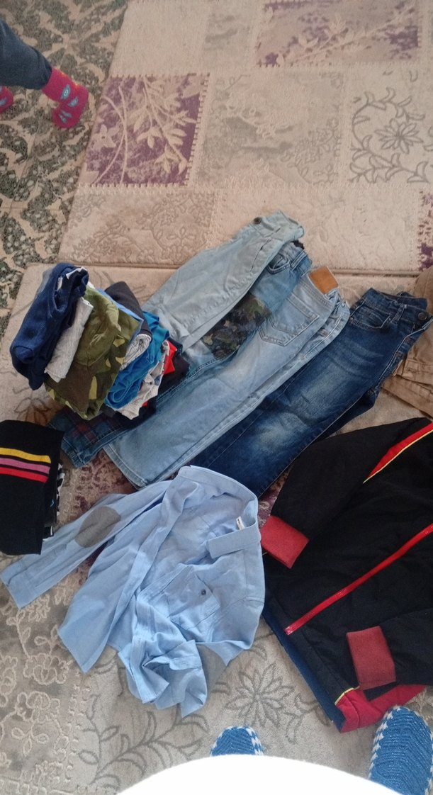 Gri Denim Düğmeli Erkek Ceket - Görsel 3