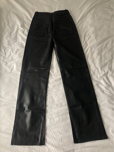 36 Beden Zara Suni Deri Pantolon