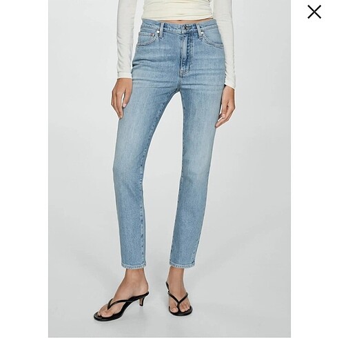 Mango Mango Dar Kesim Crop Jean