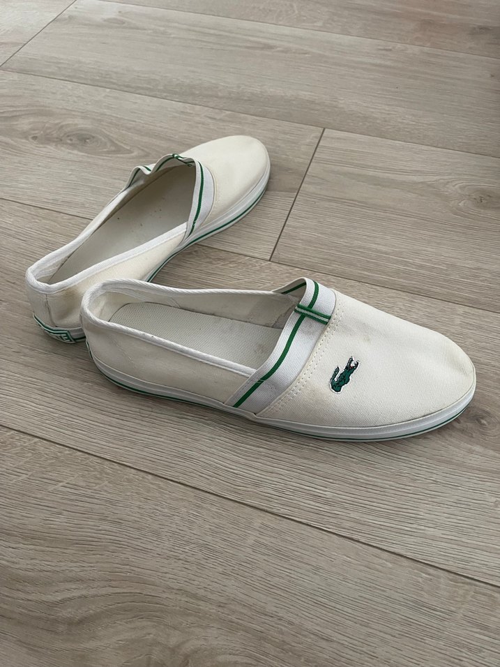 Beyaz Erkek Espadril Velcro Detaylı - Görsel 4