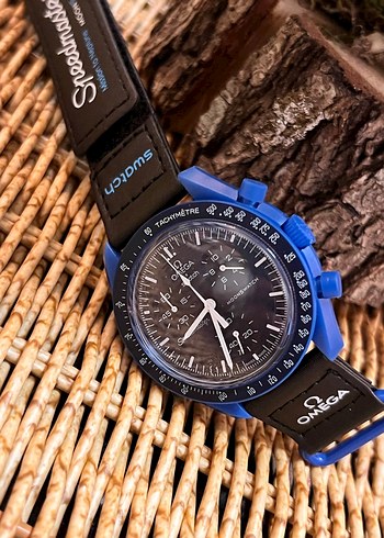Omega Speedmaster Erkek Spor Saat Mavi