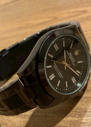 Beden Klasik Siyah Rolex Erkek Saati