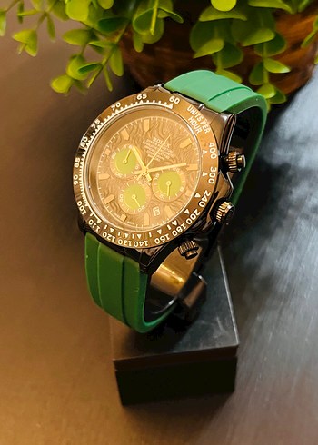 Beden Rolex Yeşil Klasik Erkek Saat