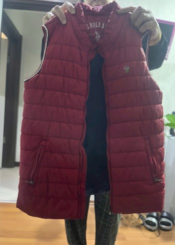 Erkek Bordo Fermuarlı Yelek - Görsel 3