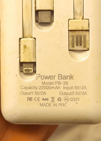 Sunix 22 Ah Beyaz Powerbank - Görsel 3