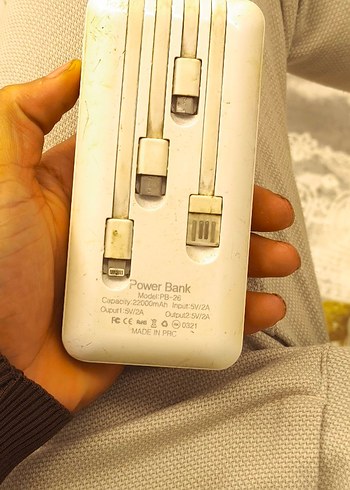 Sunix 22 Ah Beyaz Powerbank - Görsel 2