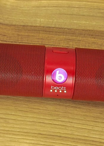 Renkli Kırmızı Beats Bluetooth Hoparlör - Görsel 2