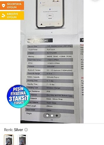 Huvai  akıllı saat  - Görsel 14