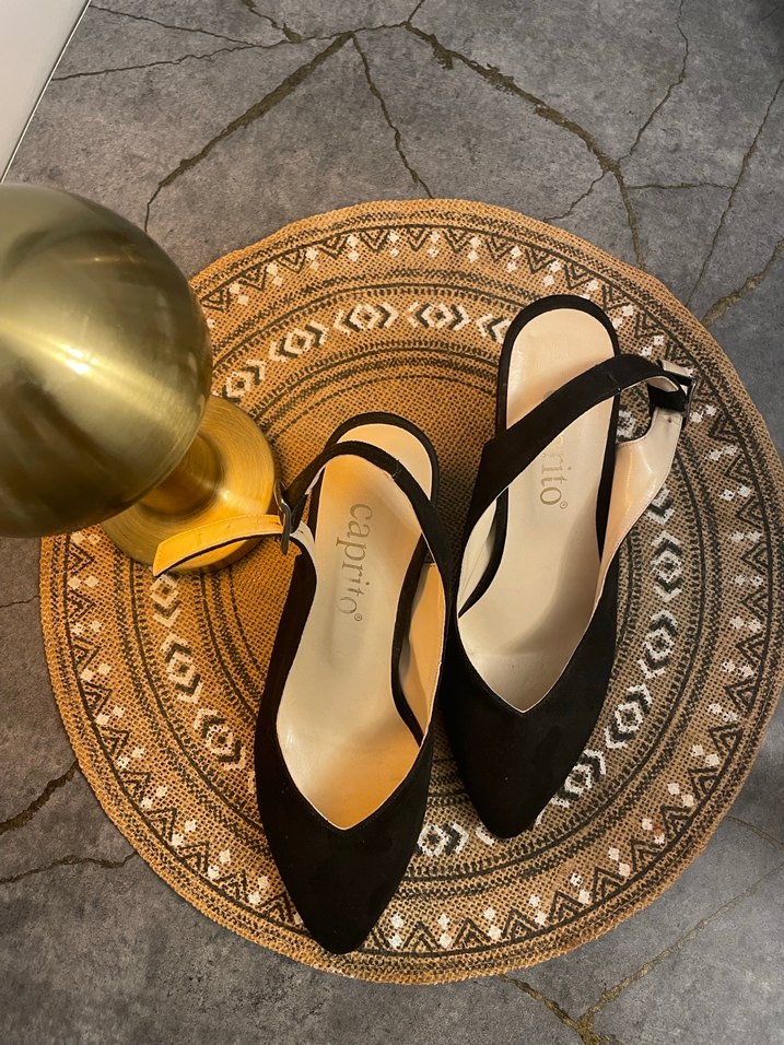 Siyah Topuklu Kadın Ayakkabı (36) Numara - Görsel 2