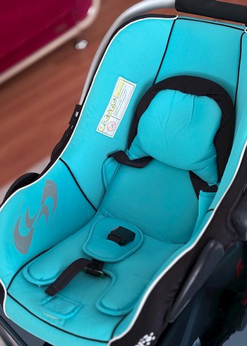 Turkuaz Renkli Bebek Oto Koltuğu Puset - Görsel 3