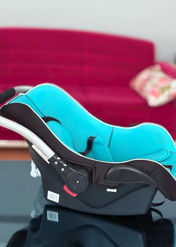 Turkuaz Renkli Bebek Oto Koltuğu Puset - Görsel 2