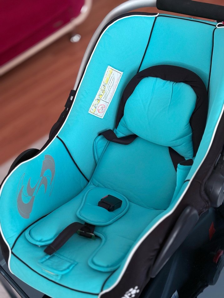Turkuaz Renkli Bebek Oto Koltuğu Puset - Görsel 3