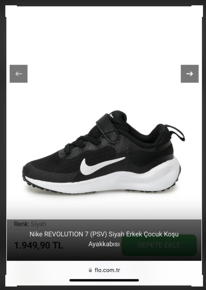 Nike Siyah Erkek Çocuk Koşu Ayakkabısı - Görsel 3