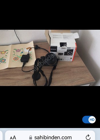 Sony Siyah Dijital Fotoğraf Makinesi