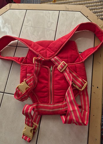 Kırmızı Bebek Taşıyıcı Kanguru - Görsel 2