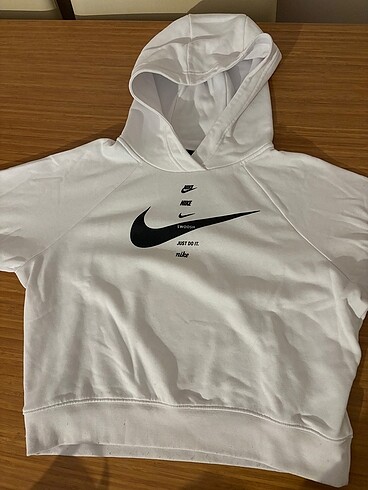 Kadın beyaz nike sweatshirt