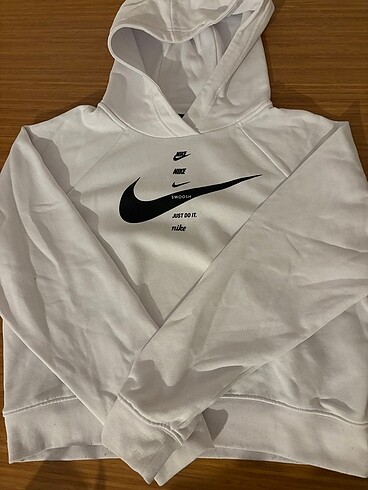 s Beden Kadın beyaz nike sweatshirt