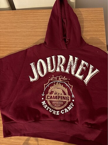 Kadın Mavi marka bordo sweatshirt