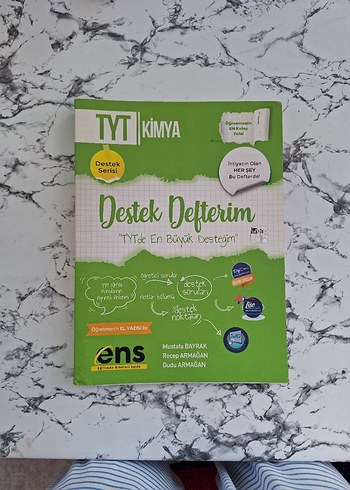 TYT Kimya Destek Defterim Sınav Hazırlık Kitabı