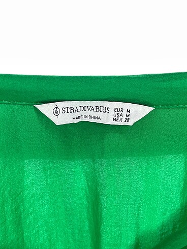 m Beden yeşil Renk Stradivarius Kısa Elbise %70 İndirimli.