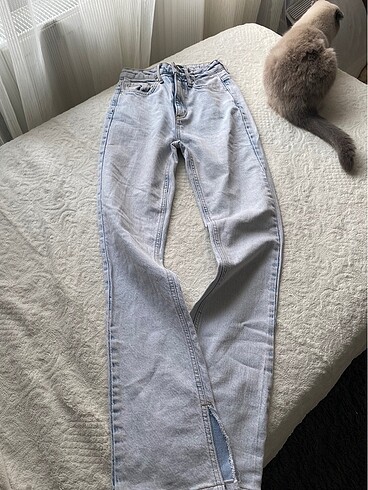 32 Beden yüksel bel kot pantolon