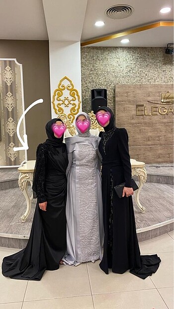 s Beden siyah Renk PINAR ŞEMS AKRA ABİYE