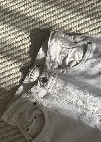 Pull and Bear Beyaz Denim Jean