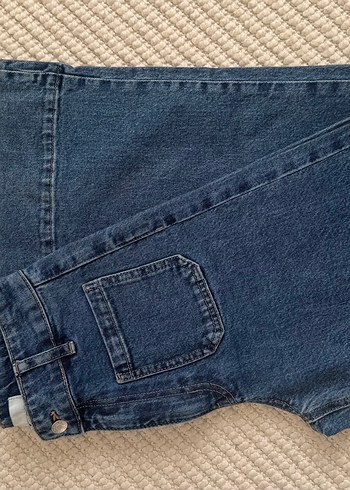 H&M Koyu Mavi Denim Jean Pantolon