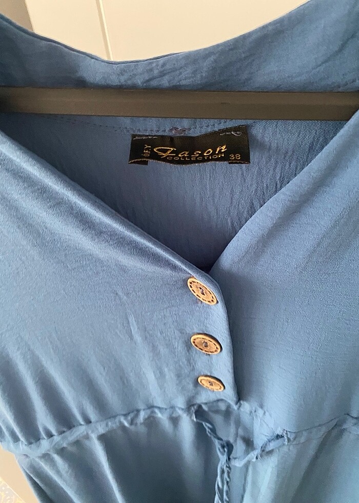 Keten elbise - Görsel 2