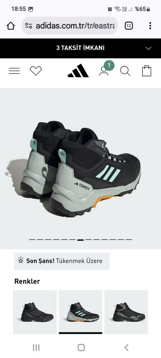 adidas terrex orjinal yeni ürün 43 numara - Görsel 5