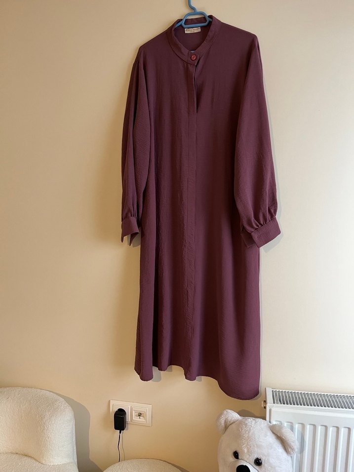 Düğmeli Uzun Kollu Tunik pantolon takım - Görsel 2