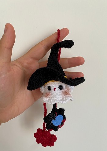 Beden Minik Bebek Hayalet Örgü Anahtarlık