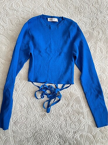 Zara crop bluz top m beden