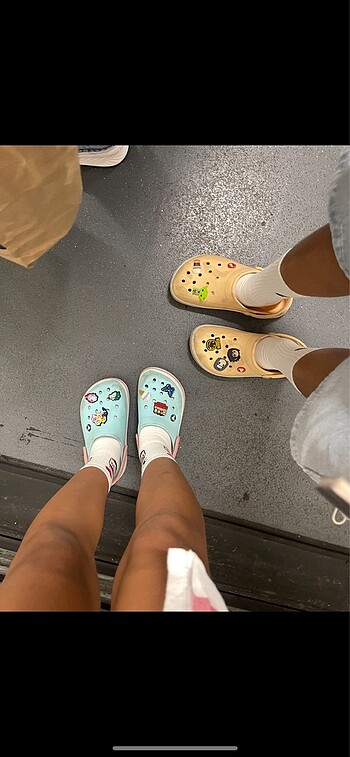 Crocs terlik orijinal mavi kız çocuk 34-35 numara