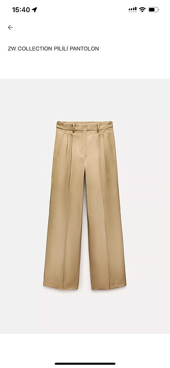 Zara Zata 100/100 pamuk pantolon L beden