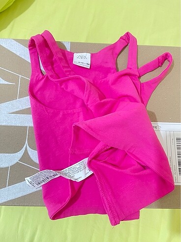 13-14 Yaş Beden Zara top pembe 13-14 yaş