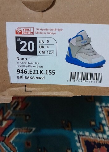 21 Beden vicco erkek bot