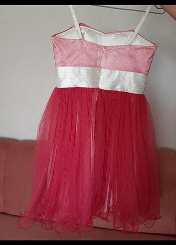 Pembe prenses model temiz elbise