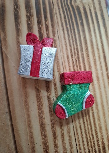 Renkli Yılbaşı Magnet Seti - Görsel 3