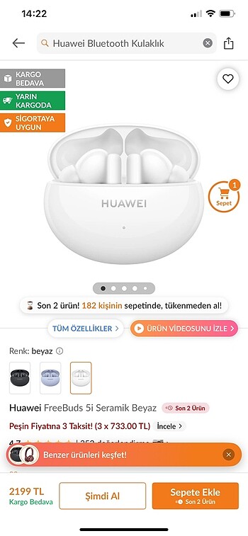 Bluetooth kulaklık