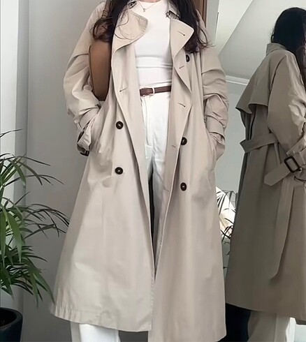 xs Beden Zara trençkot Oversize XS beden
