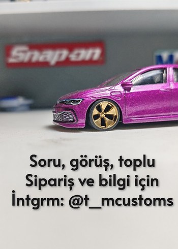 1/64 Hotwheels BBS jant lastik set