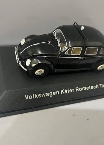 Beden 1:43 VW Käfer Tospağ, Rometsch Taksi, siyah, Altaya